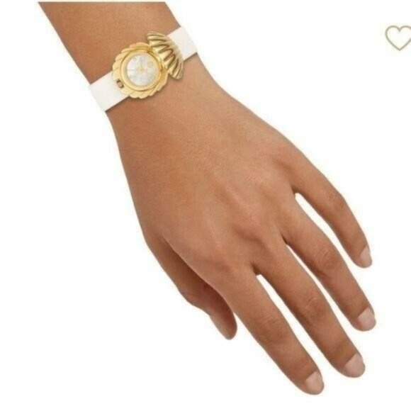 NIB Tory Burch shell leather watch gift set main image 7